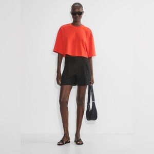 Babaton Double Knit Boxy Cotton T Shirt